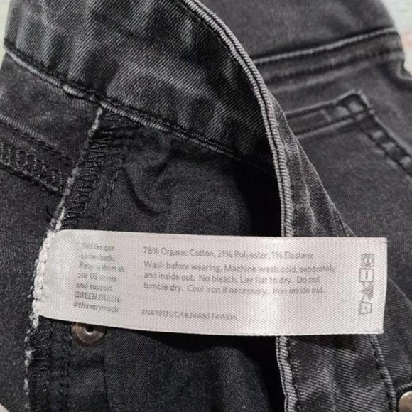 Eileen Fisher‎ Black Skinny Jeans Size 8 - Picture 4 of 5